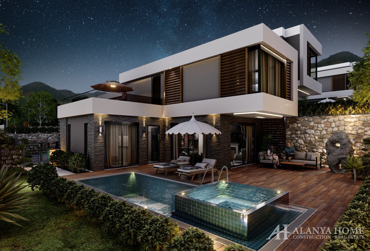 Продаются виллы в Rumi Villas в Инжекум Аланья Анталья Турция